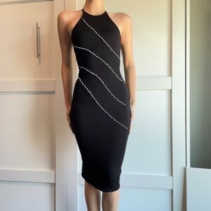 Black summer light dress